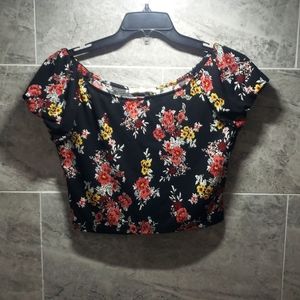 Floral crop top